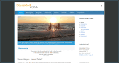 Desktop Screenshot of duesseldorf-yoga.de